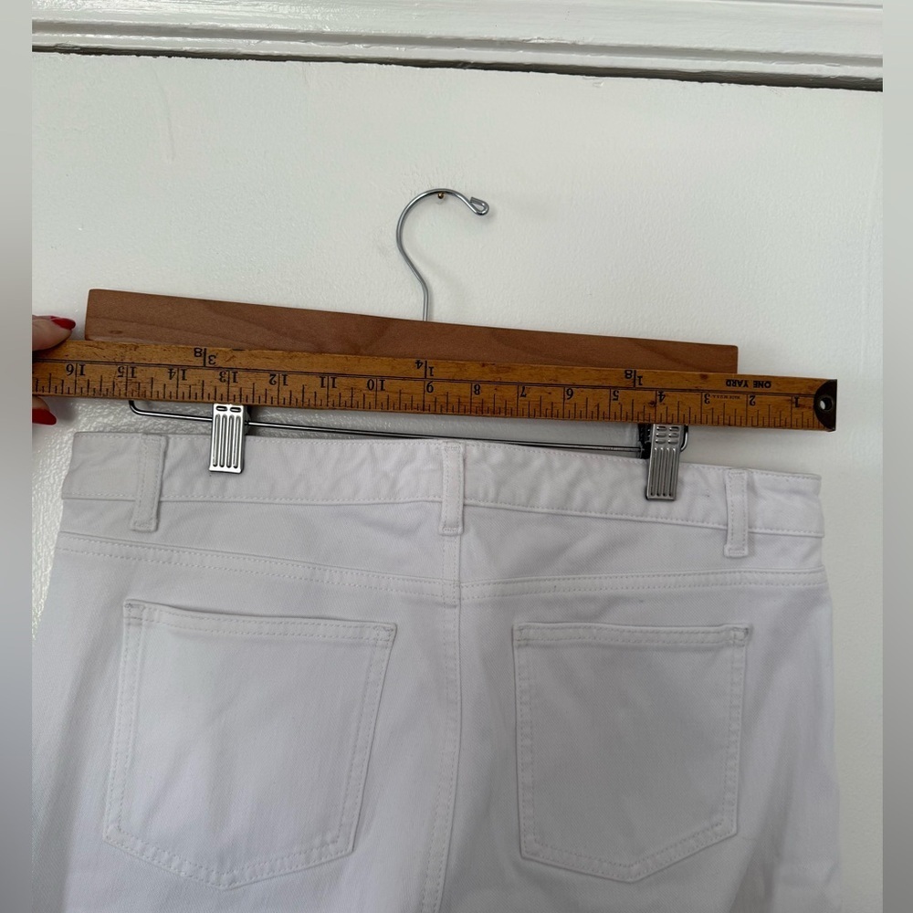 J. McLaughlin White Wide-Leg Denim Pant Size 12 - Picture 5 of 9